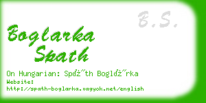 boglarka spath business card